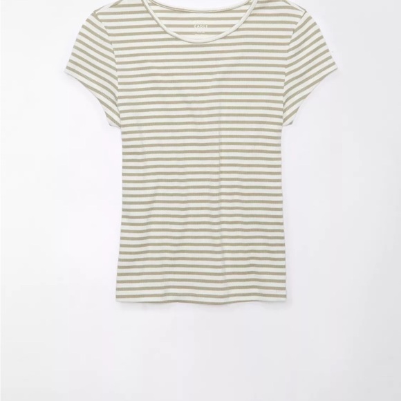 American Eagle “hey baby” ribbed t-shirt - Picture 4 of 5